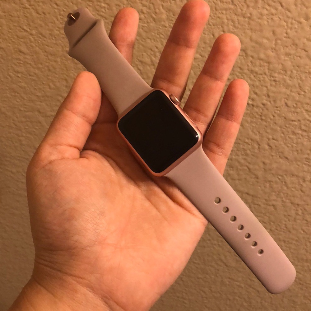 ROSE GOLD 7000 SERIES APPLE WATCH 38MM S/M BAND